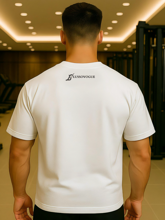 Hustle for Your Muscle – Oversized Gym T-Shirt (Premium Cotton)