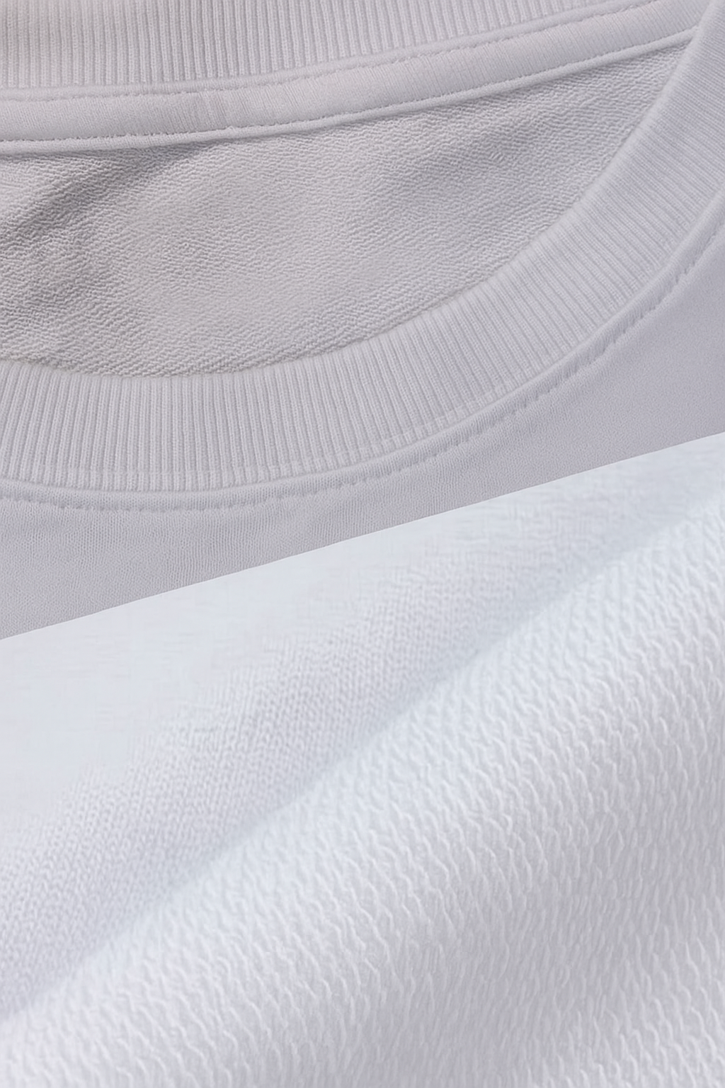 LUSSOVOGUE Oversized Milk White T-shirt (Premium Cotton)