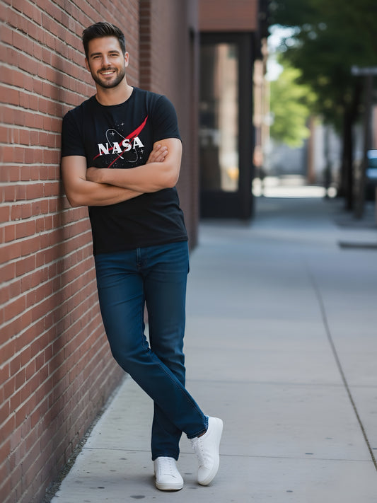 LUSSOVOGUE Men’s Oversized Graphic T-Shirt Collection | Brown, Off-White, Maroon | 100% Cotton | Bold Statement Prints