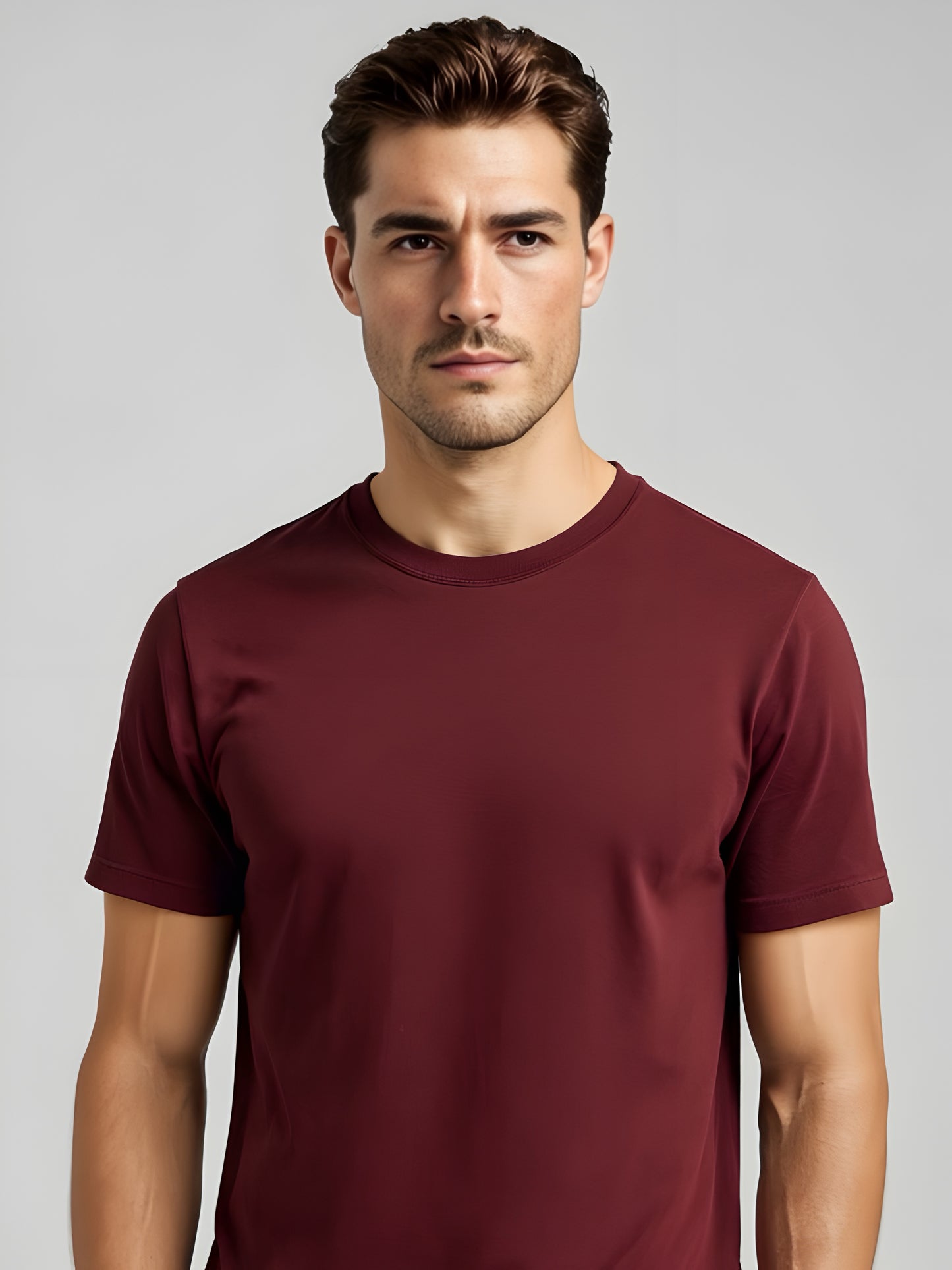 LUSSOVOGUE- Classic Fit T-Shirt – 100% Cotton Comfort, Minimalist Style