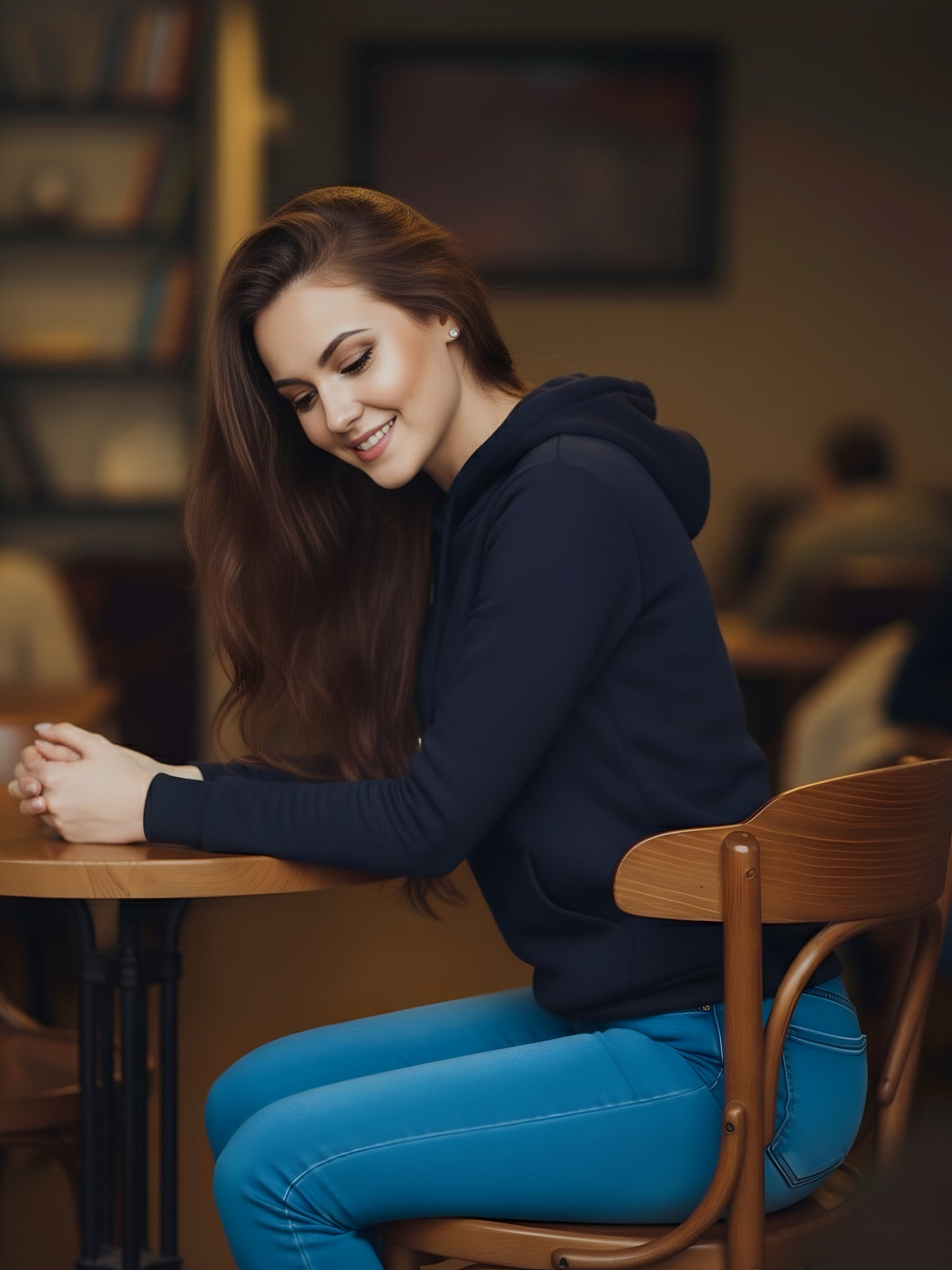 LUSSOVOGUE Women’s Premium 100% Cotton Hoodie for Everyday Comfort | Available in Black, Maroon, Off-White & Navy Blue