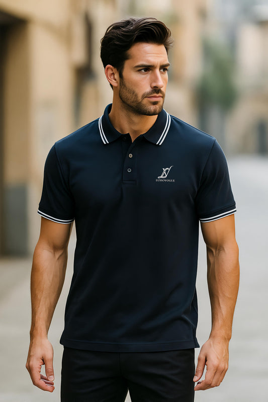 LUSSOVOGUE Classic Polo T-Shirt – Timeless Elegance in Every Thread