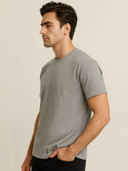 LUSSOVOGUE- Classic Fit T-Shirt – 100% Cotton Comfort, Minimalist Style