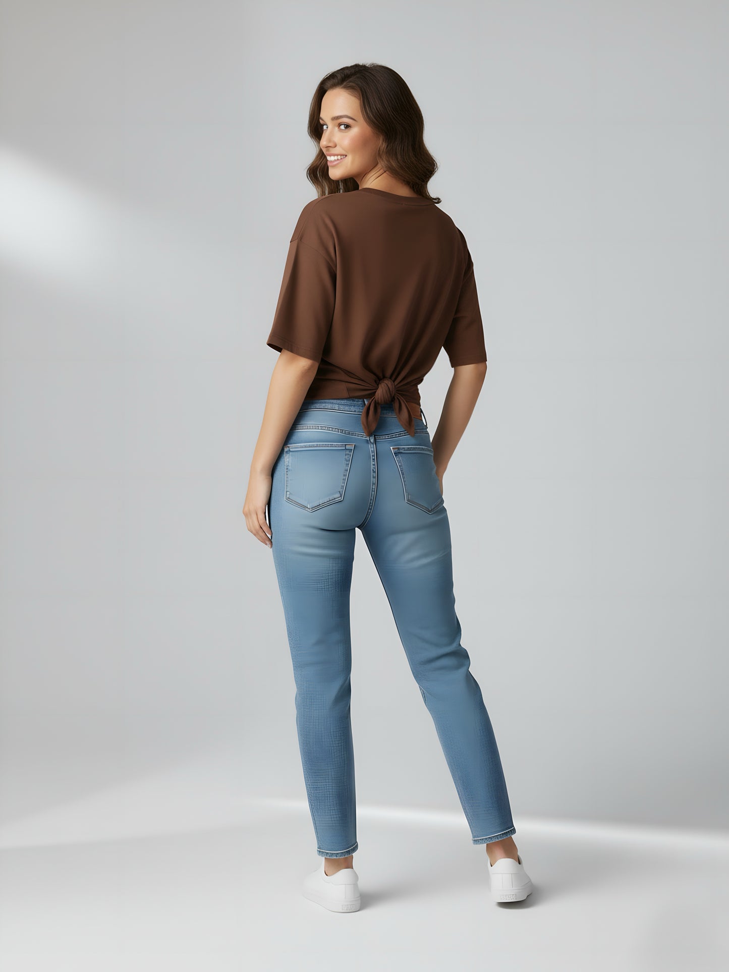 LUSSOVOGUE Women’s Premium Oversized T-Shirt Collection | Brown, Black & Maroon Goose Gang Graphic Tees | 100% Cotton