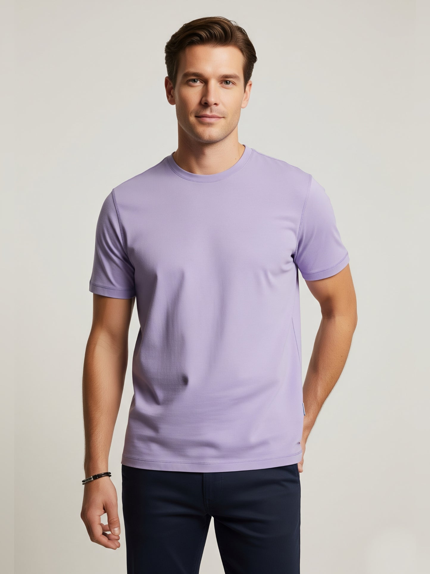 LUSSOVOGUE- Classic Fit T-Shirt – 100% Cotton Comfort, Minimalist Style