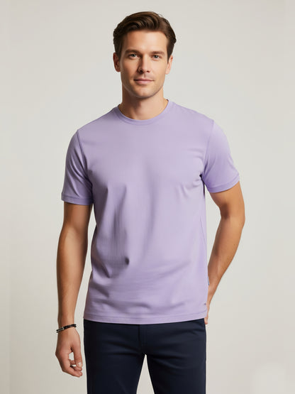 LUSSOVOGUE- Classic Fit T-Shirt – 100% Cotton Comfort, Minimalist Style