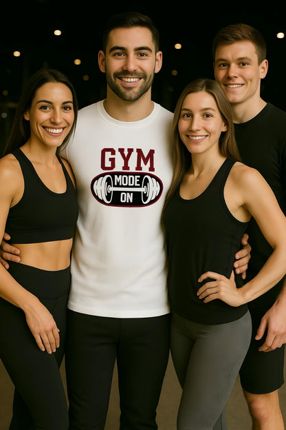 Oversized T-Shirt – “Gym Mode On” Workout Graphic