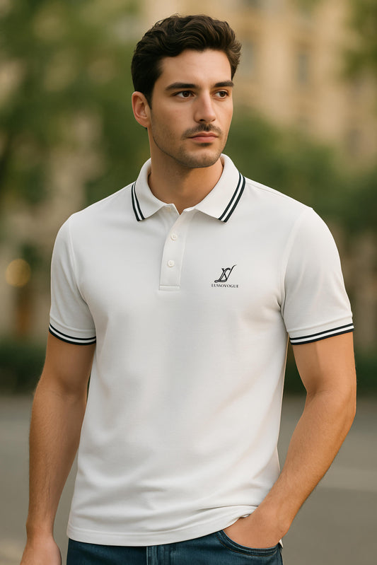 LUSSOVOGUE Classic Polo T-Shirt – Timeless Elegance in Every Thread