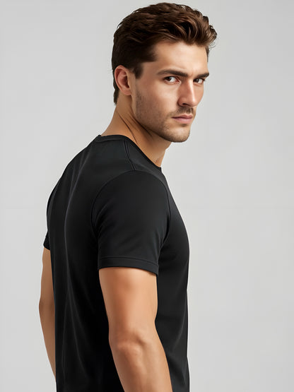 LUSSOVOGUE- Classic Fit T-Shirt – 100% Cotton Comfort, Minimalist Style