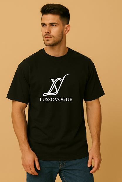 Oversized T-Shirt – Signature LUSSOVOGUE Logo