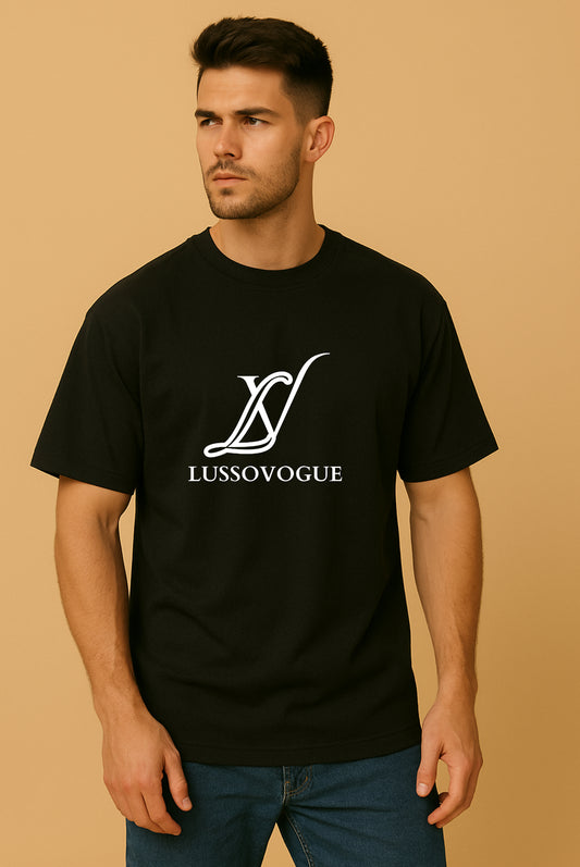 Oversized T-Shirt – Signature LUSSOVOGUE Logo